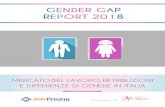 GENDER GAP REPORT 2018 - Winning Women Institute gender gap report 2018 mercato del lavoro retribuzioni,