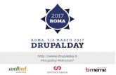 [drupalday2017] - Venezia & Drupal. Venezia è Drupal!