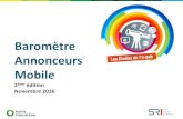 2ème édition du Baromètre Annonceurs Mobile SRI-Harris Interactive - Nov 2016