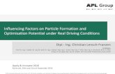Influencing Factors on Particle Formation and Optimisation ... ... Christian Lensch-Franzen Influencing