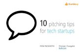 10 Pitching Tips