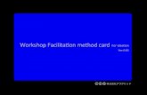 Workshop facilitation method card