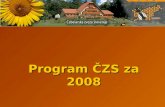 Program ČZS za 2008