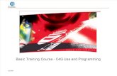 Basic Training Course - C4G Use and Programming comau