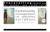 Storytelling community management 2017