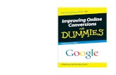 Improving Online Conversions For Dummies, Google Advertisers Edition